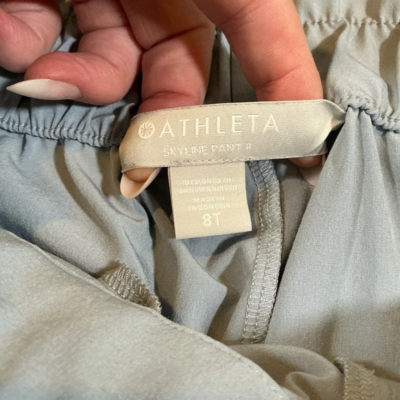Athleta Skyline Pant 1 Gray Blue Size 8 Tall - Picture 6 of 8